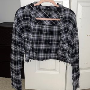 Cropped flannel